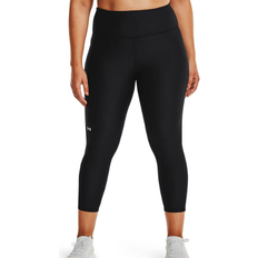 Nike Plus Size Pro Cropped Leggings, Black Heather/White, Size: 1X - 2X - 3X