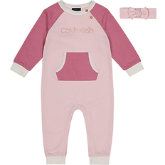 Calvin Klein Coverall with Headband Set - Pink