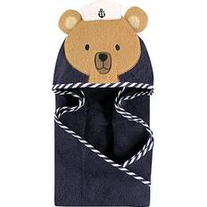 Hudson Animal Face Hooded Towel Sailor Bear
