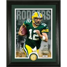 Highland Mint Green Bay Packers Aaron Rodgers Bronze Coin Photo Frame