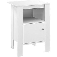 Rectangle - White Bedside Tables Monarch Specialties Accent Bedside Table 14x17.2"