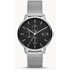 Armani Men Wrist Watches Armani Exchange Multifunction Silver Silver