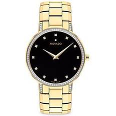 Wrist Watches on sale Movado Faceto Watch, 39mm Black/Silver