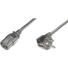 Stromkabel & Kabelkanäle Assmann Strøm IEC 60320 C13 Strøm CEE 7/7 (male) Sort 5m Strømkabel > På fjernlager, levevering hos dig 17-06-2022