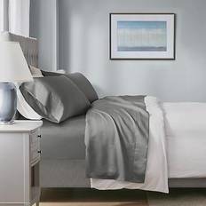California King Bed Linen Beautyrest 1000 Thread Count Bed Sheet Gray (259.08x228.6)