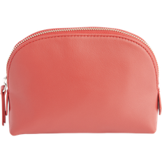Red Toiletry Bags & Cosmetic Bags Royce New York Compact Cosmetics Bag - Red