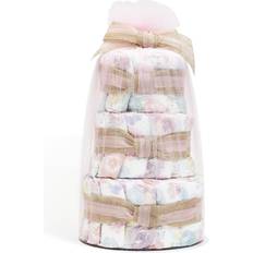Honest Baby Nests & Blankets Honest Mini Clean Conscious Diaper Cake Rose Blossom