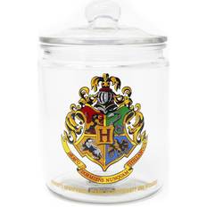 Glass Biscuit Jars Paladone Harry Potter Hogwarts Crest Biscuit Jar 0.48gal