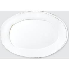 Serving Platters & Trays Vietri Lastra Oval Platter, White Serving Dish