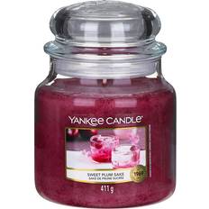 Yankee Candle Sweet Plum Sake Medium Jar Duftkerzen 411g