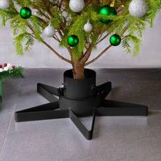 Schwarz Weihnachtsbaumfüße vidaXL Star-Shaped Weihnachtsbaumfuß 47cm