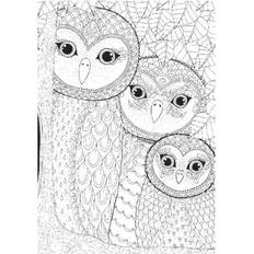 Puzzles zum Selbermalen Anatolian Owls Family 260 Pieces