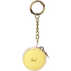 Laut Cases & Covers Laut Macaron Airtag Case Bright Pastel Case with Secure Zippered Encloser and Included Carabiner Sherbet Yellow and Pink