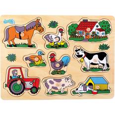 Steckpuzzles Small Foot Farm 9 Pieces