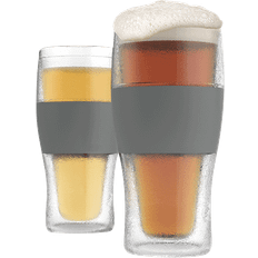 Glass Beer Glasses Host Freeze Beer Glass 16fl oz 2