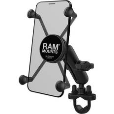 RAM Mounts Universal X-Grip Large Cell Phone Cradle With Handlebar Mount Black
