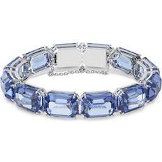Swarovski Millenia Octagon Cut Bracelet - Silver/Blue