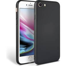 Apple iPhone 12 mini Mobildeksler Tech-Protect Icon iPhone SE (2022 2020) 8 7 Silikone Cover Sort