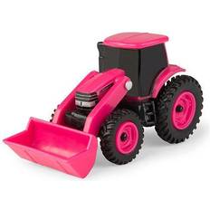 Tomy Toy Vehicles Tomy 1:64 Case IH Pink Loader Tractor
