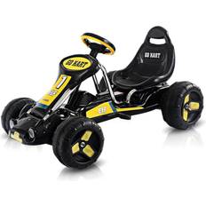 Go kart kids Toys Acer Costway Black Go Kart Ride-On Pedal Car