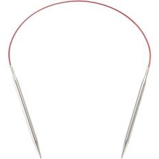 Chiaogoo Red Lace Stainless Circular Knitting Needles 40-size 8/5mm :  Target