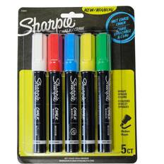 Pencils Sharpie Chalk Markers standard set of 5