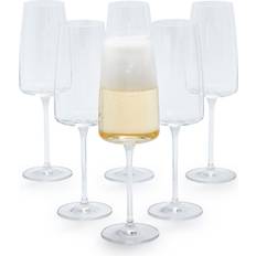Schott Zwiesel Champagne Glasses Schott Zwiesel Sensa 6-Piece Flute Set Clear Champagne Glass