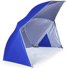 Picnic Time Tents Picnic Time Brolly Beach Umbrella Tent Blue