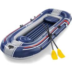 Bestway Heavy-Duty Inflatable 3 Person Water Raft Set Blue Blue