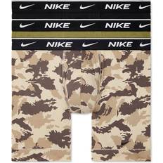 Nike Dri-FIT Essential Cotton Stretch Boxer Briefs 3-pack - Khaki/Camo/Black