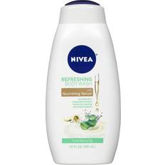 Nivea Refreshing Body Wash with Nourishing Serum Aloe & Lily 20fl oz
