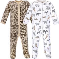 Leopard Nightwear Hudson Baby Cotton Sleep and Play - Modern Pink Safari (10116891)