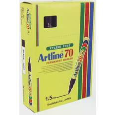 Artline Stifte Artline 70 Markers Black Pk12 AR80151