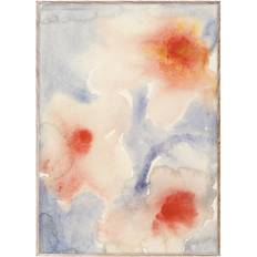 Rosa Postere Paper Collective Three Flowers 50x70 cm Poster 50x70cm