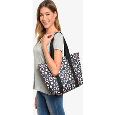 Disney Bags Disney Mickey Mouse Tote Bag Minnie Icon Zippered Black Travel Handbag