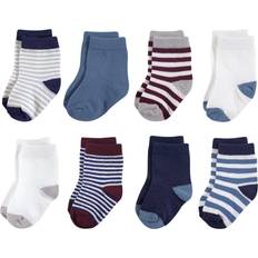 Touched By Nature Organic Basic Socks 8-pack - Burgundy/Navy (10766400)
