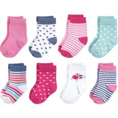 Touched By Nature Organic Basic Socks 8-pack - Garden Floral (10766412)