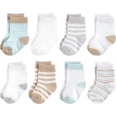 Touched By Nature Organic Basic Socks 8-pack - Neutral/Mint (10766418)
