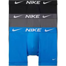 Men's Underwear Nike Dri-FIT Essential Micro Boxer 3-pack - Blue/Grey/Black