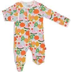 Magnetic Me Jumpsuits Children's Clothing Magnetic Me Fruit of The Womb Modal Magnetic Footie - White
