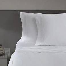 Queen Bed Sheets Vera Wang Solid 800-Thread-Count Bed Sheet White (259.08x238.76)