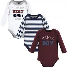 Hudson Infant Boy Cotton Long-Sleeve Bodysuits - Mamas Boy