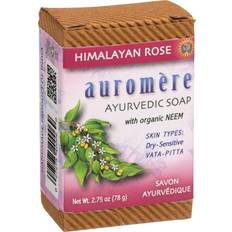 Auromere Himalayan Rose Ayurvedic Bar Soap with Organic Neem 2.8oz