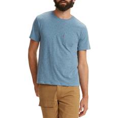 Levi's Men T-shirts Levi's Classic Pocket T-shirt - Indigo Wash Heather Slub/Blue