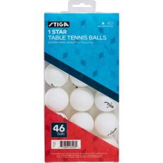 STIGA Sports Table Tennis Balls STIGA Sports Ping Pong 1 Star 46Pcs