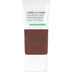 Matte CC Creams Neutrogena Clear Coverage Flawless Matte Cc Cream #9.7 Umber