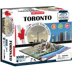 4D Jigsaw Puzzles 4D Cityscape Time Puzzle Toronto Canada 1000 Pieces