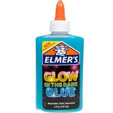 Glitter Glue Elmers Glow-In-The-Dark Liquid Glue, Blue, 5 Oz