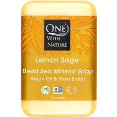 One With Nature Dead Sea Minerals Soap Lemon Sage 7.1oz