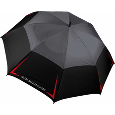 Sun Mountain Sports Umbrella Black/Gunmetal/Red